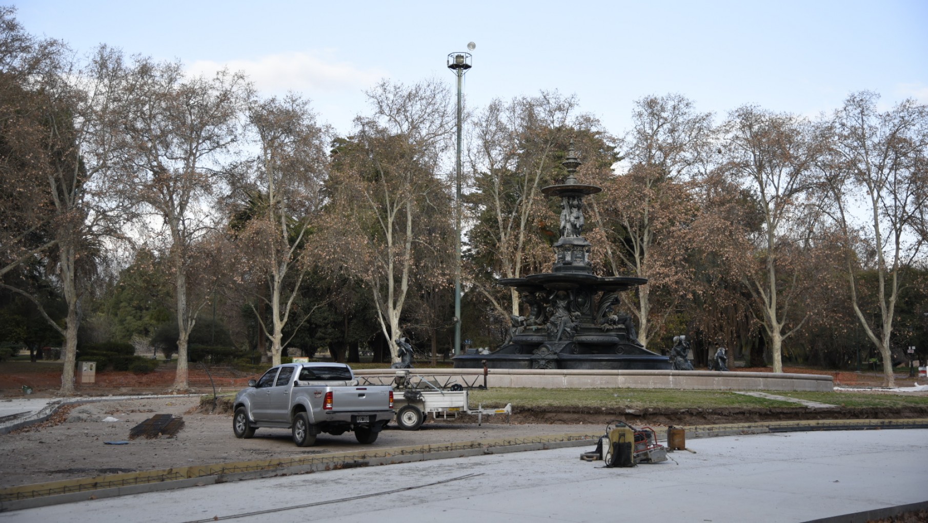 Aceleran las obras en el Parque y ya se ven mejoras