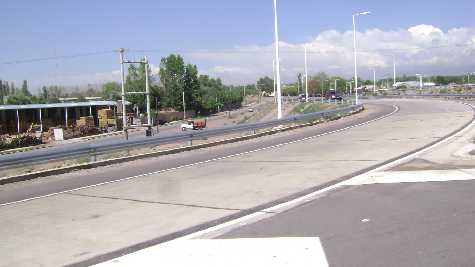 Avanza la autopista Juan Domingo Perón