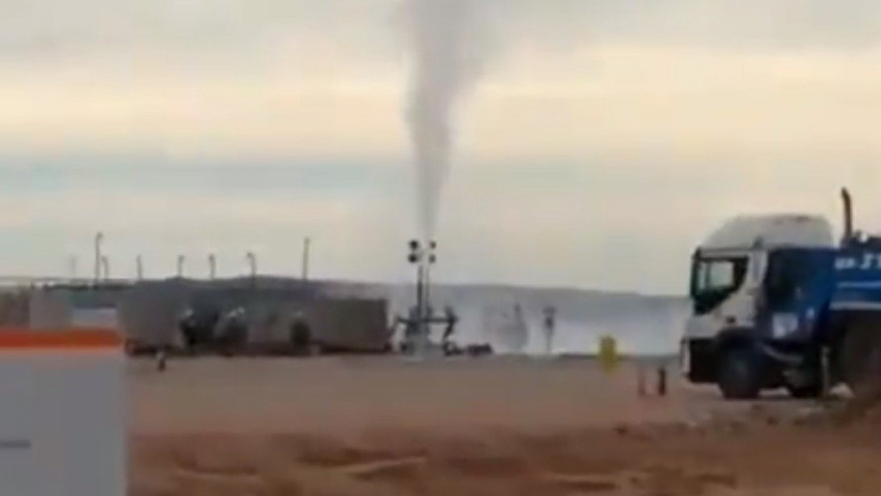 Siguen los trabajos para controlar la fuga de gas en Vaca Muerta