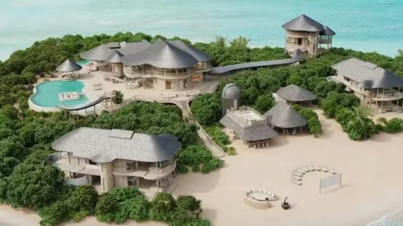 Así es la isla que se vende entera en las Maldivas y tiene solo una casa