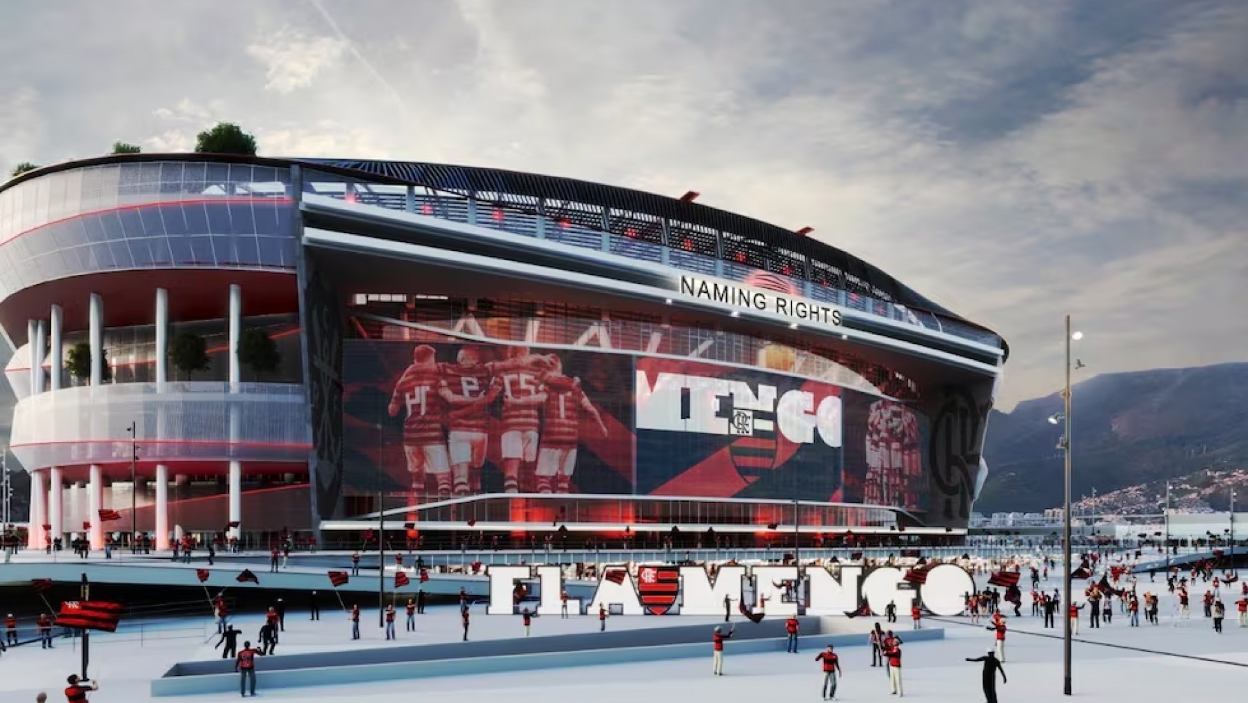El impresionante estadio que construirá Flamengo de Brasil