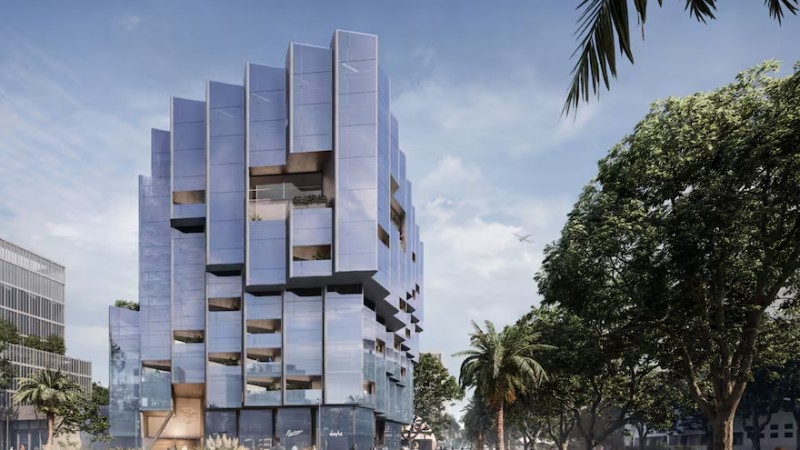 Un edificio de usos mixtos que integra viviendas, locales y amenities