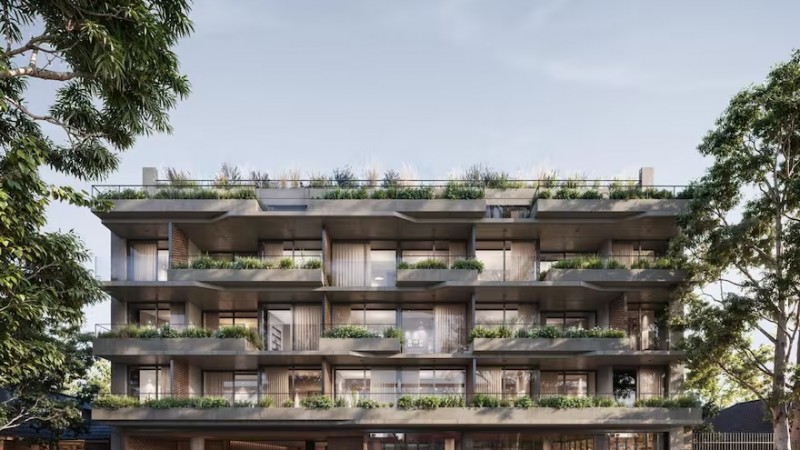 Descubrí el edificio que incorpora casas con jardín y penthouses con terrazas