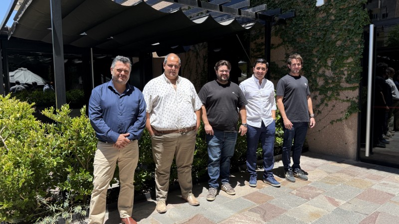 Sergio Oropel, Omar Nicolea, Leonardo Diconto, Sebastian Biglieri y Santiago Canet.