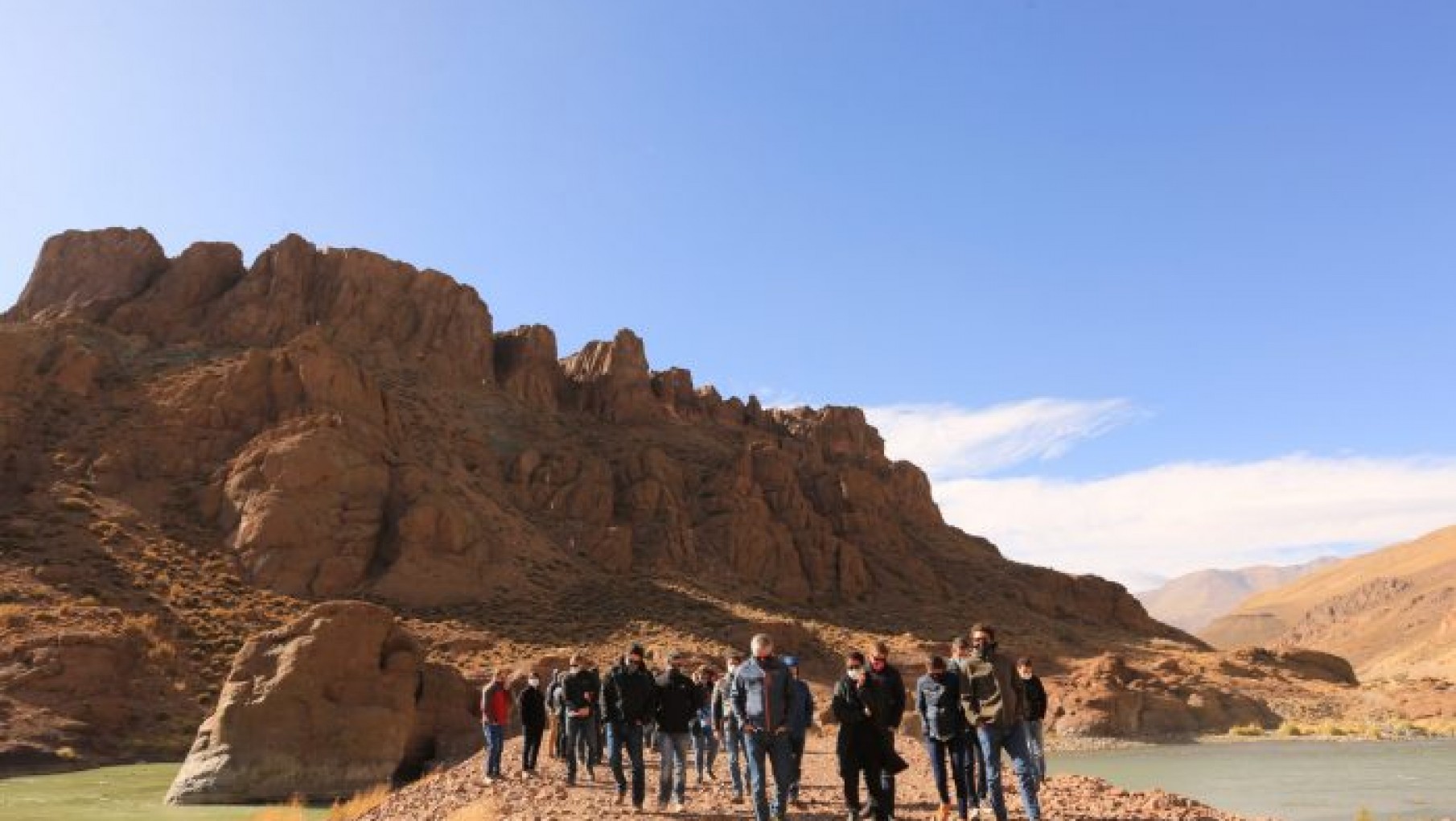 Portezuelo del Viento: 25 empresas visitaron la obra