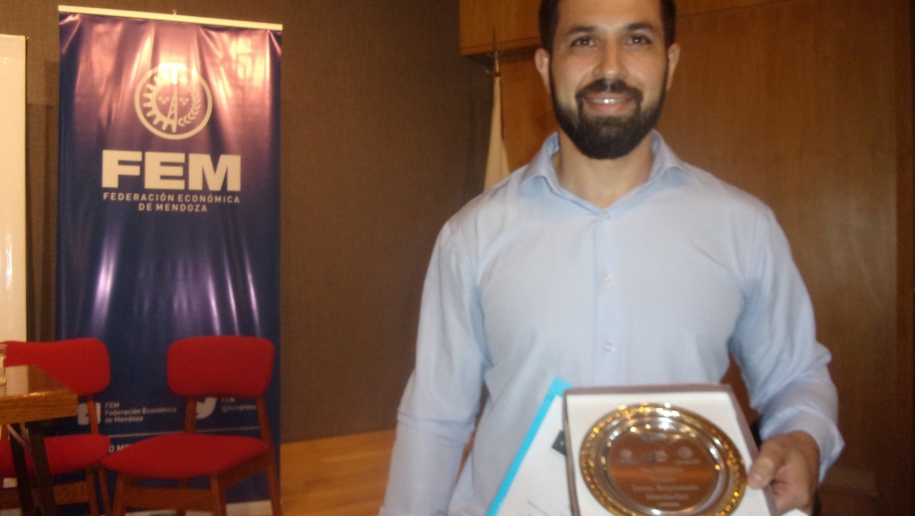 Un emprendedor mendocino ganó el Premio Joven Empresario Argentino