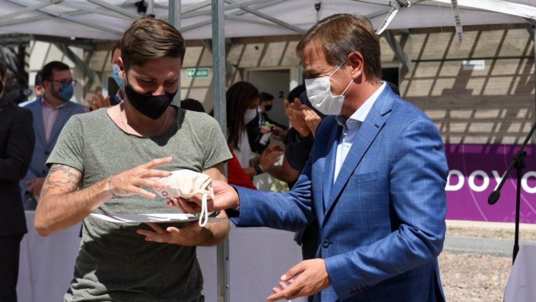 Suarez: "El sistema de construcción de Godoy Cruz se replicará en el resto de la provincia"