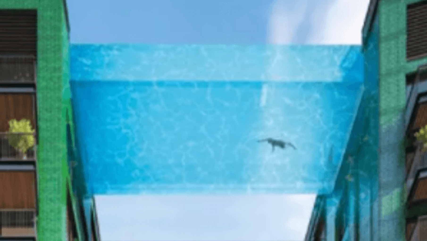 En el aire: mirá la impresionante piscina aérea que inaugurará Londres