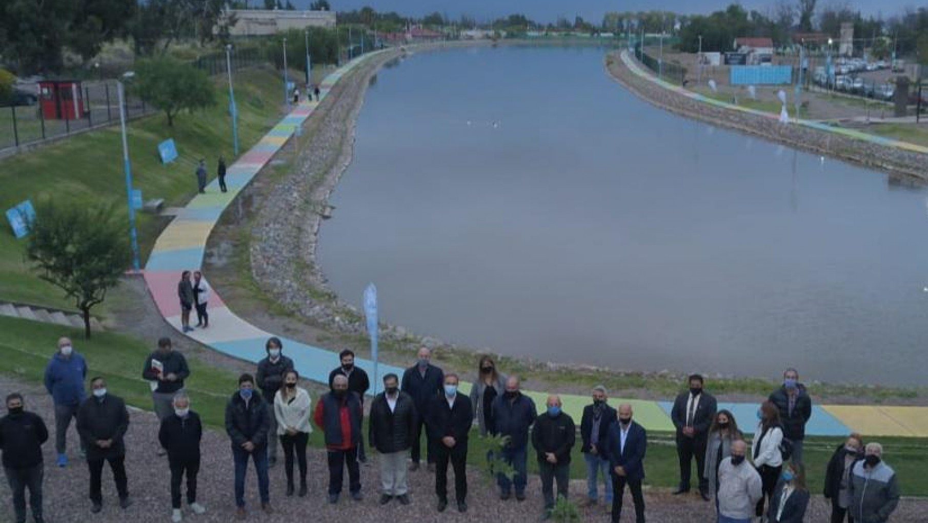 Maipú inauguró un nuevo espacio público en el Lago El Torreón