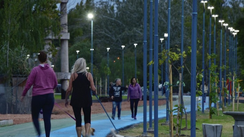 Nuevo Parque Lineal Calvario en Godoy Cruz