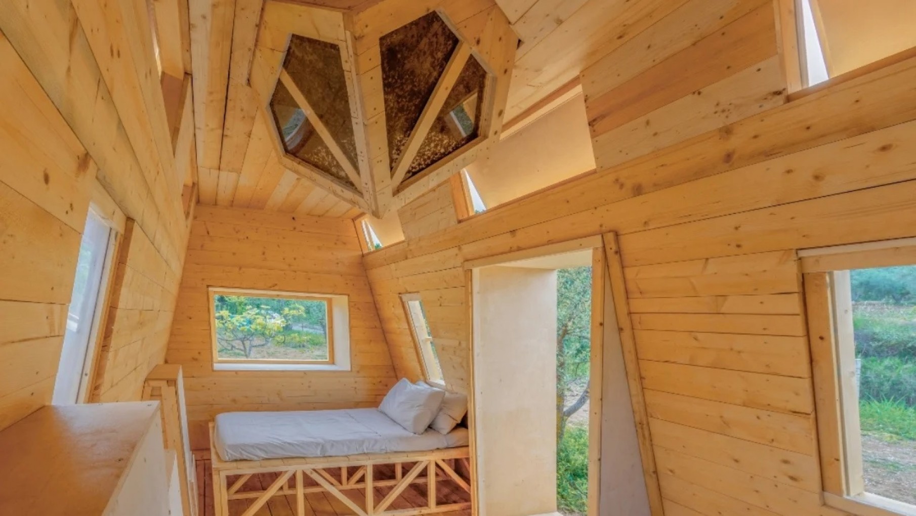 Esta casa te desafía a vivir junto a una colmena de abejas