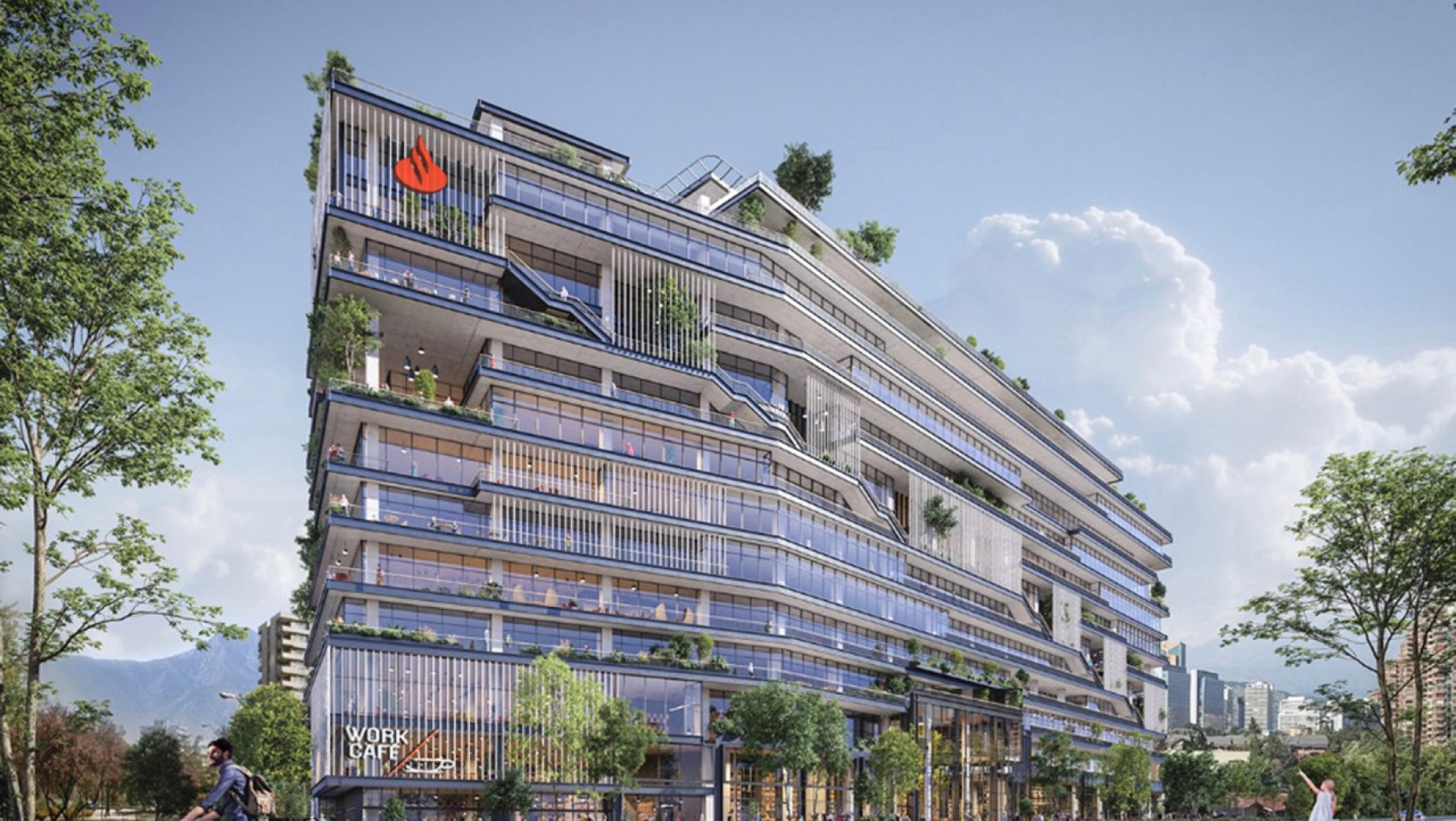 Un importante grupo bancario anunció la construcción de un edificio corporativo en Chile