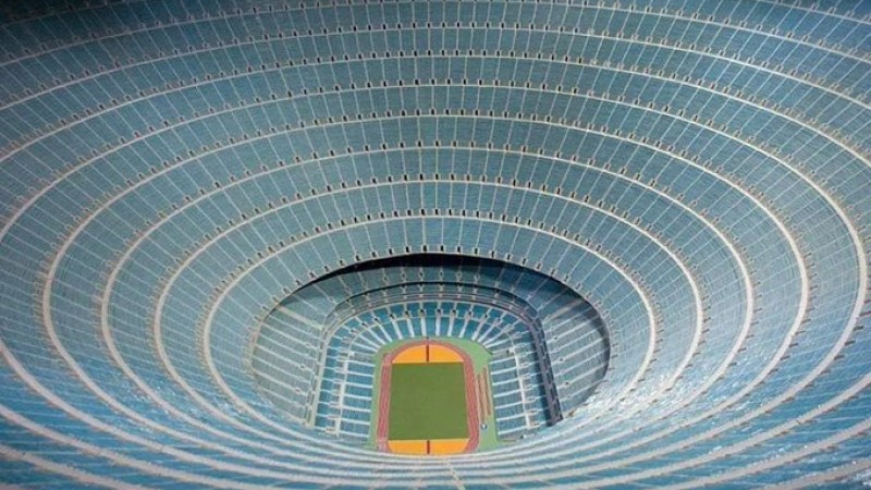 Un artista proyectó cómo sería un estadio para un millón de personas