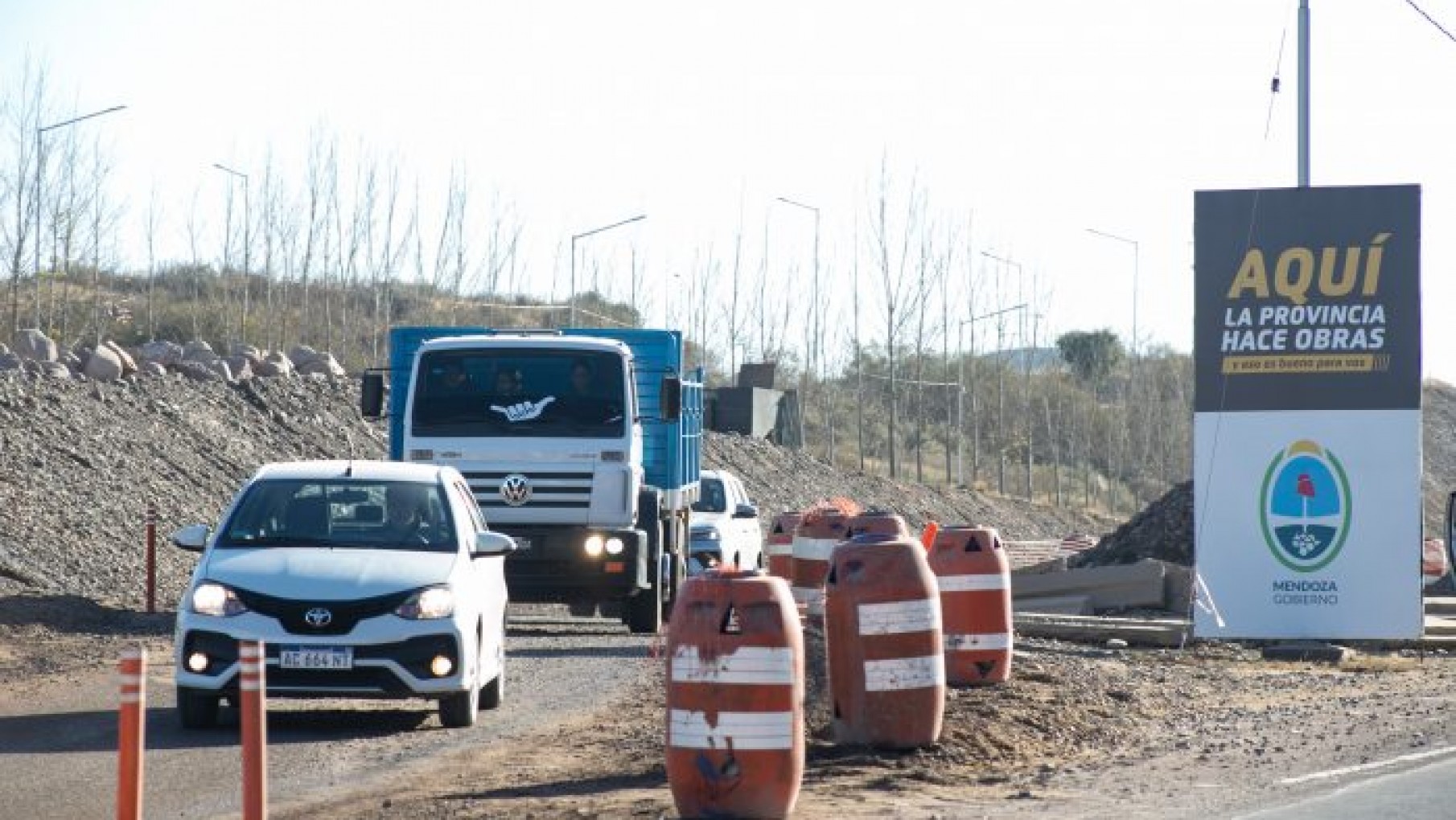 Nuevo desvío en la Ruta Panamericana por el avance de las obras de remodelación