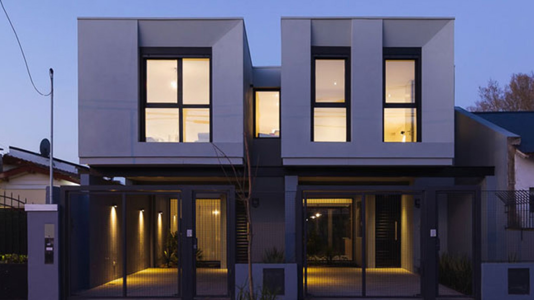 Casas que responden a la aspiración de construir en un lote de 10m x 23m