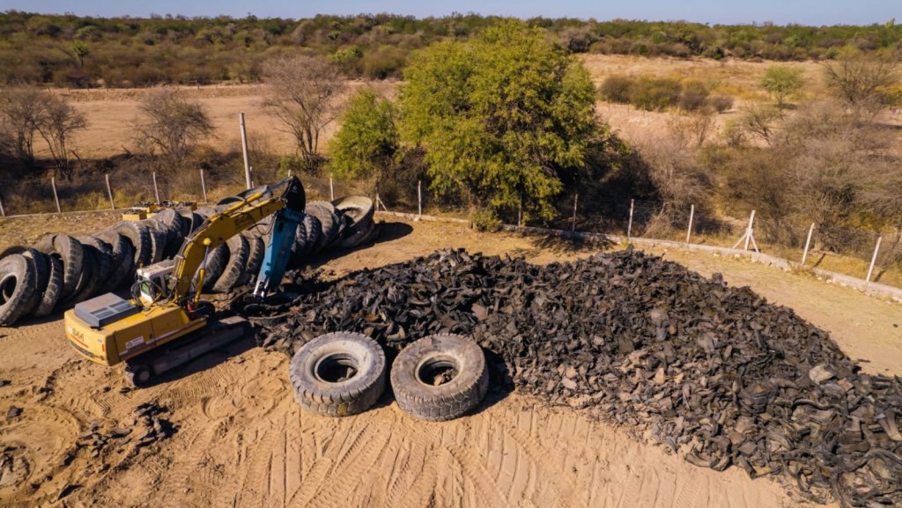 Desarrollan planta de reciclado de neumáticos