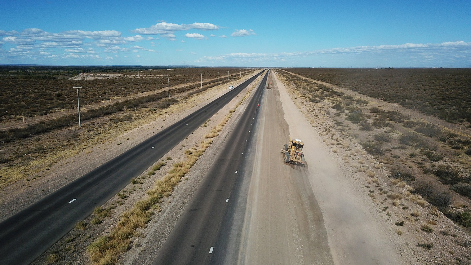 Avanza la pavimentación de la ruta del petróleo