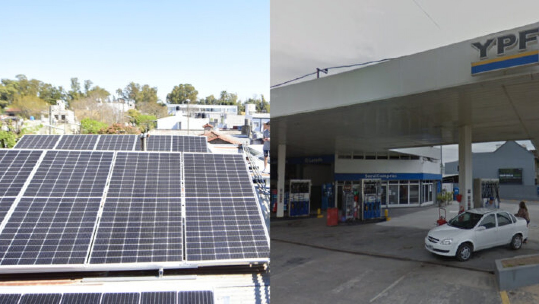 La Plata: Conocé la estación de servicio que funciona con energía solar