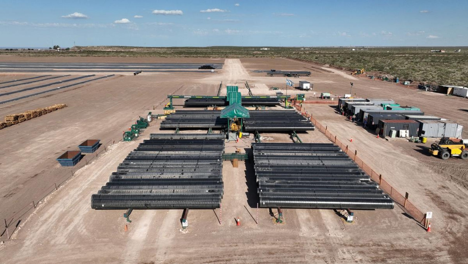 Gasoducto Néstor Kirchner: Conocé como son las plantas para soldar tubos