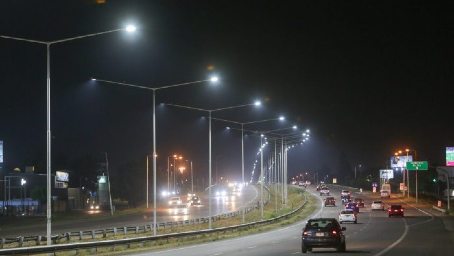 Iluminan con LED los accesos Este y Sur