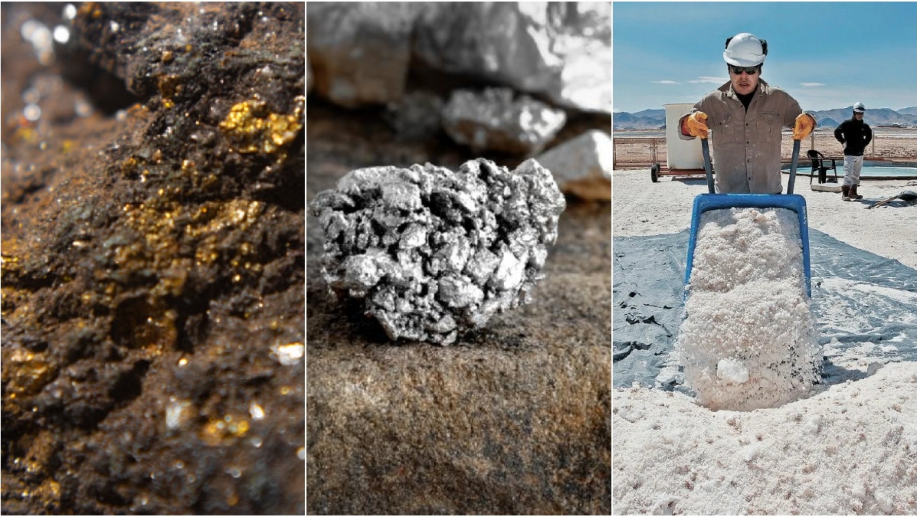 Oro, plata y litio en el podio de las exportaciones mineras argentinas