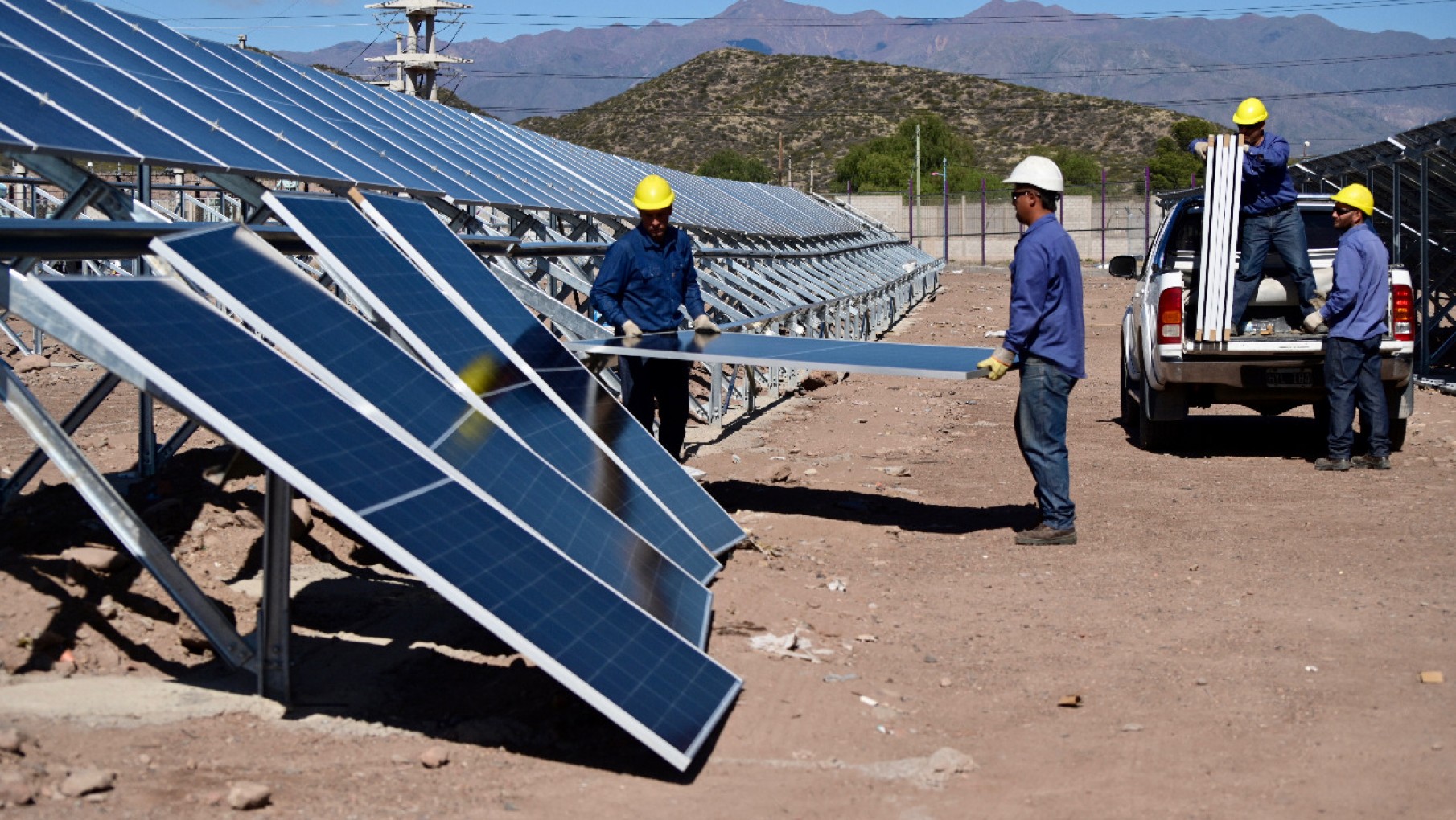 El primer parque solar urbano en Godoy Cruz