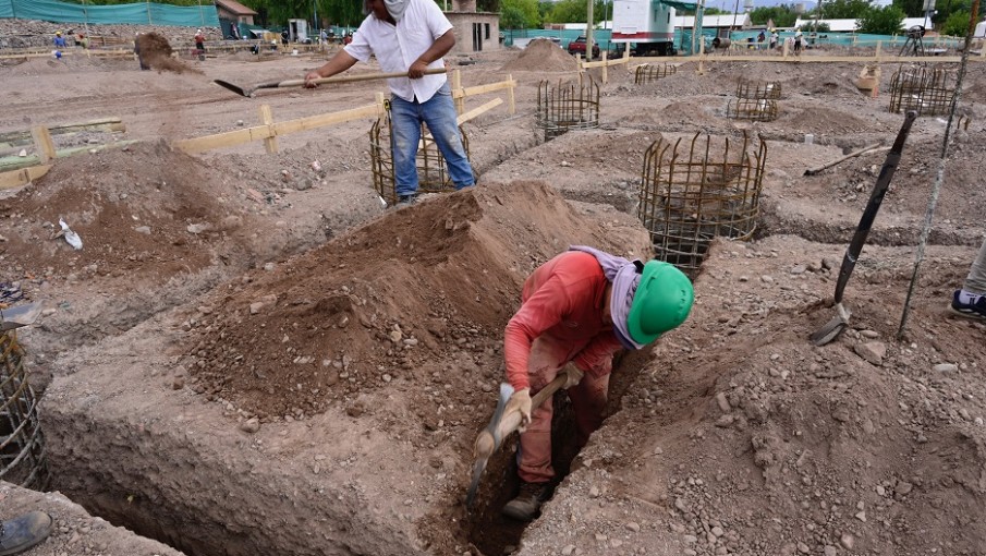 Avanza la construcción de un importante emprendimiento en Godoy Cruz