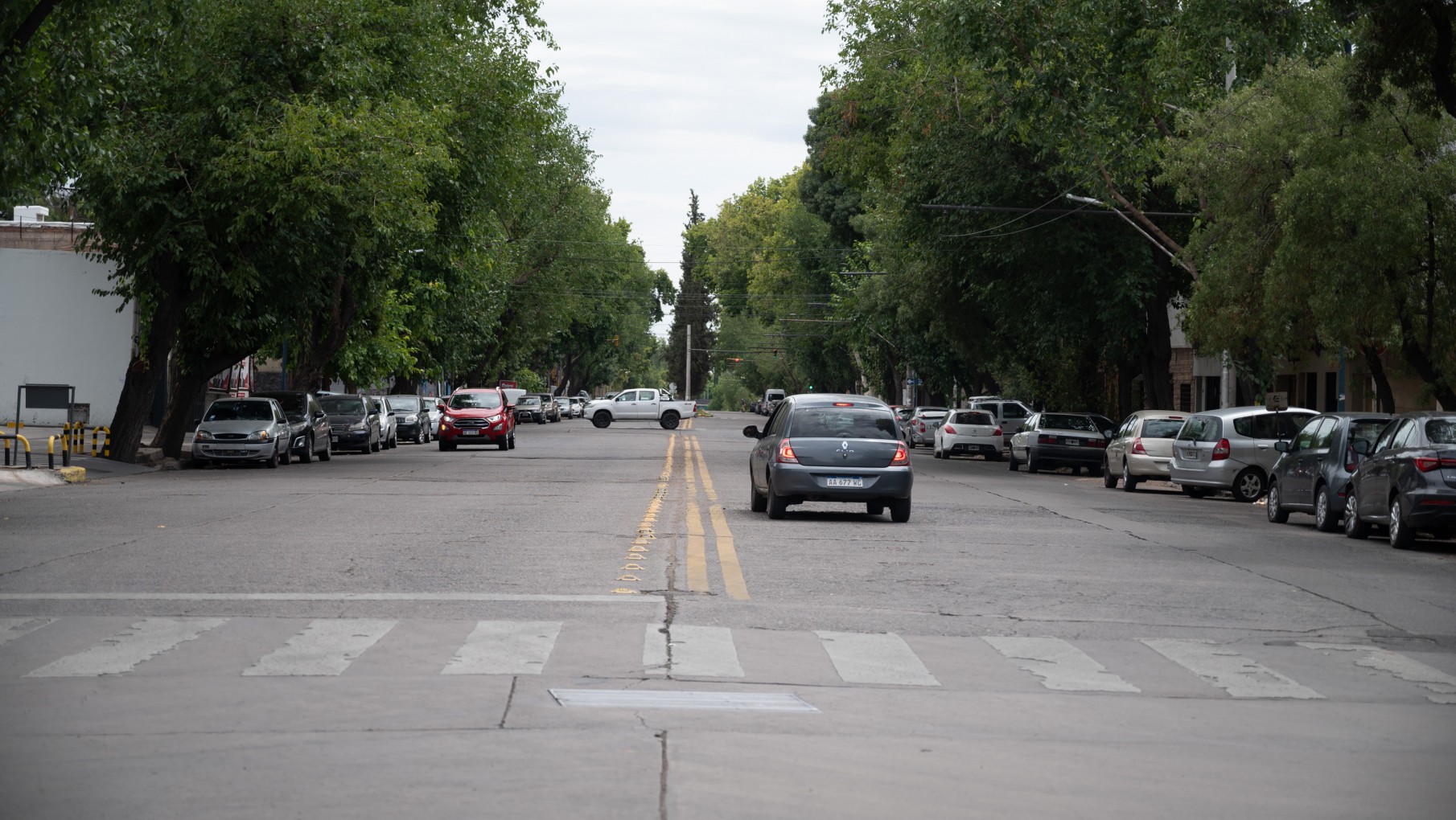 Ciudad de Mendoza comenzó la construcción de un importante boulevard en avenida Mitre