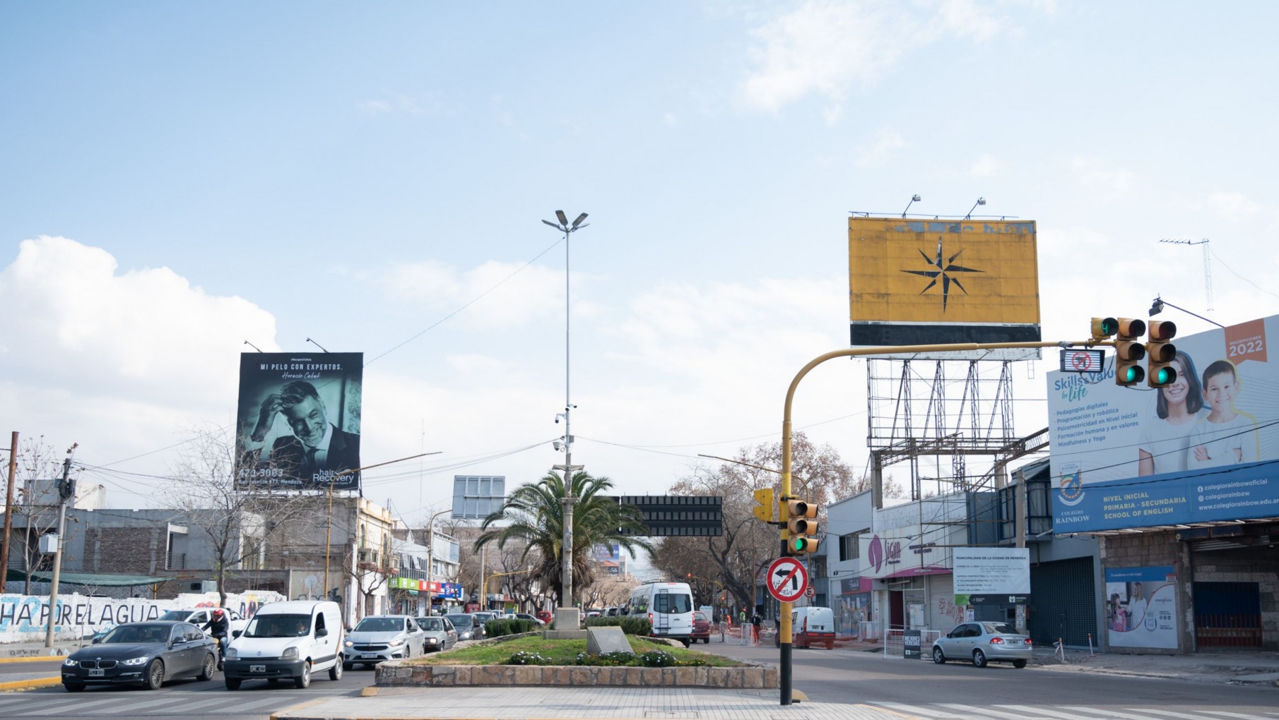 Cambio de sentido en dos carriles de una de las principales vías de acceso a la Ciudad de Mendoza