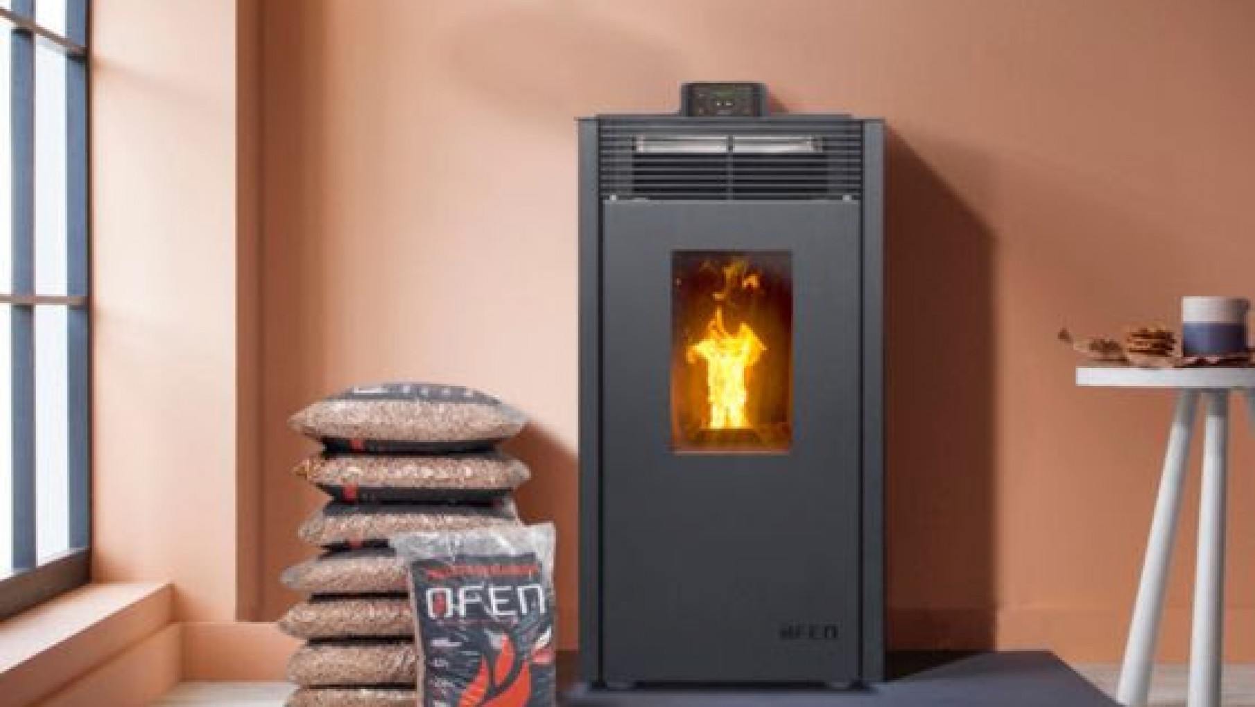 Las estufas electrónicas nacionales a pellets de madera cumplen con estándares europeos