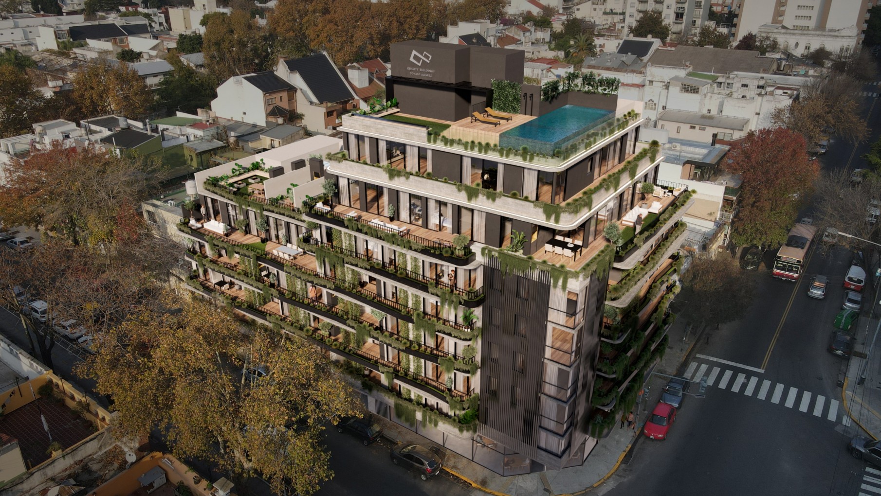 Hormigón visto y vegetación: Cómo se conjuga con la calidad del edificio