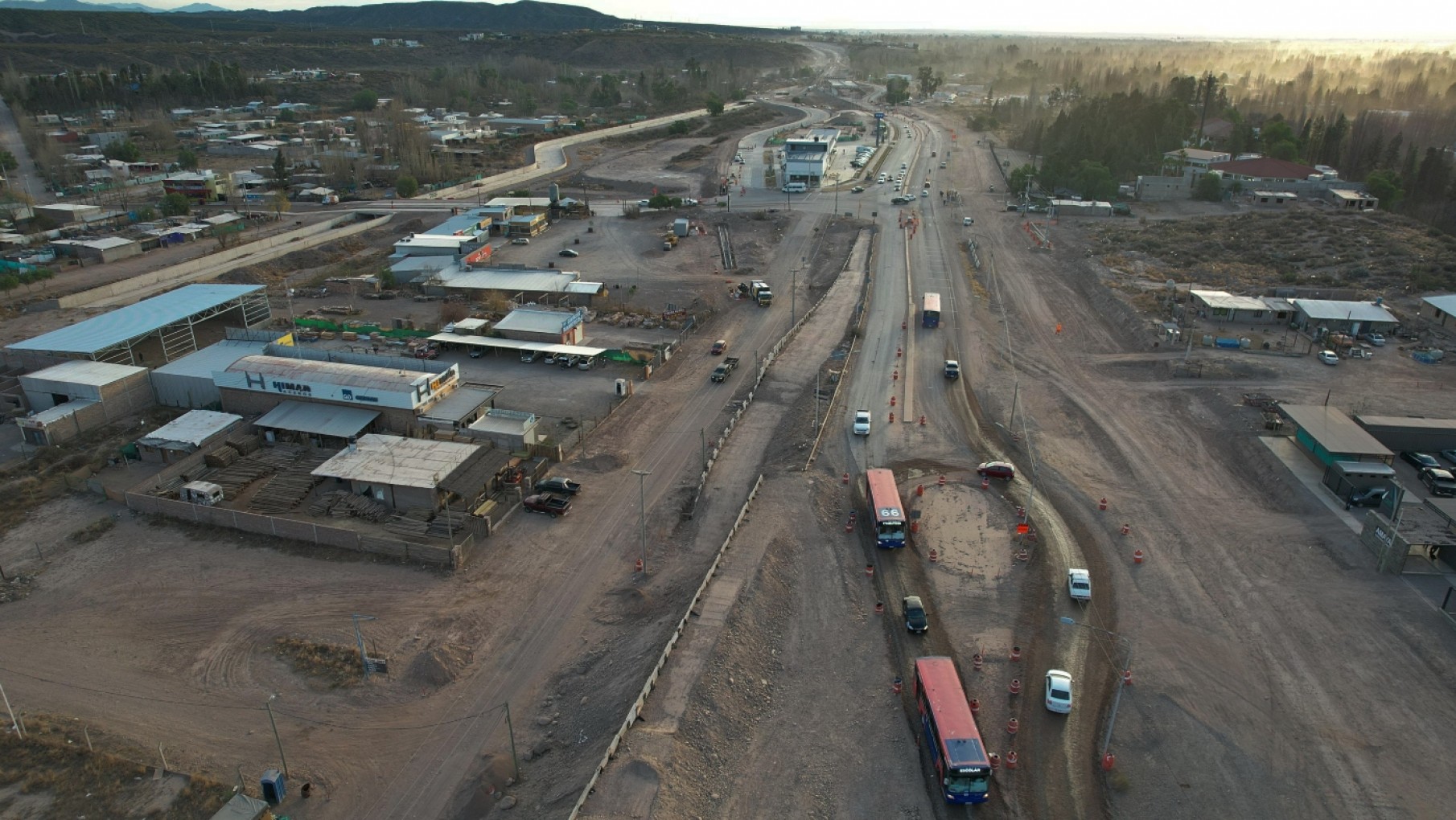 Nuevo desvío por las obras de renovación de la Ruta Panamericana
