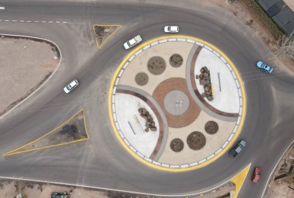 Así de renovado quedó uno de los principales accesos a Luján 