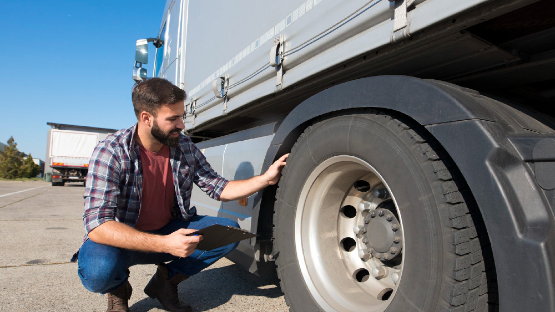 Monitoreo de neumáticos en camiones y maquinarias de construcción