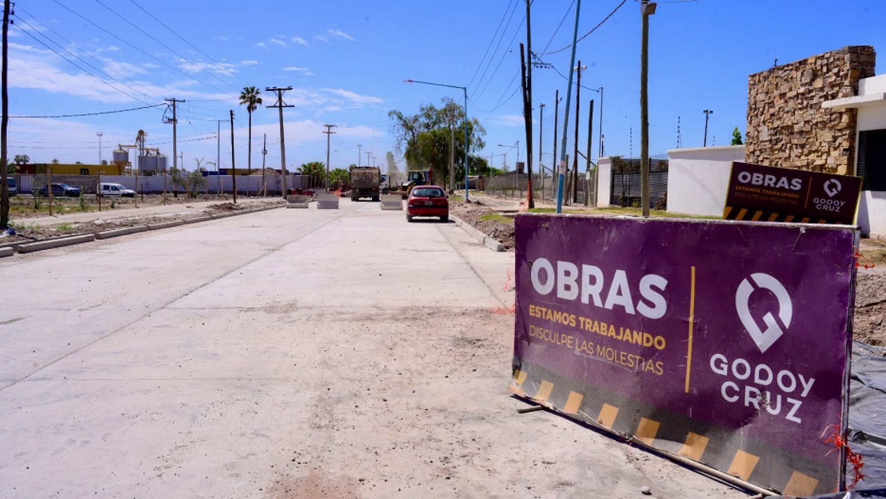 Godoy Cruz: Se habilita el tránsito de calle Alsina