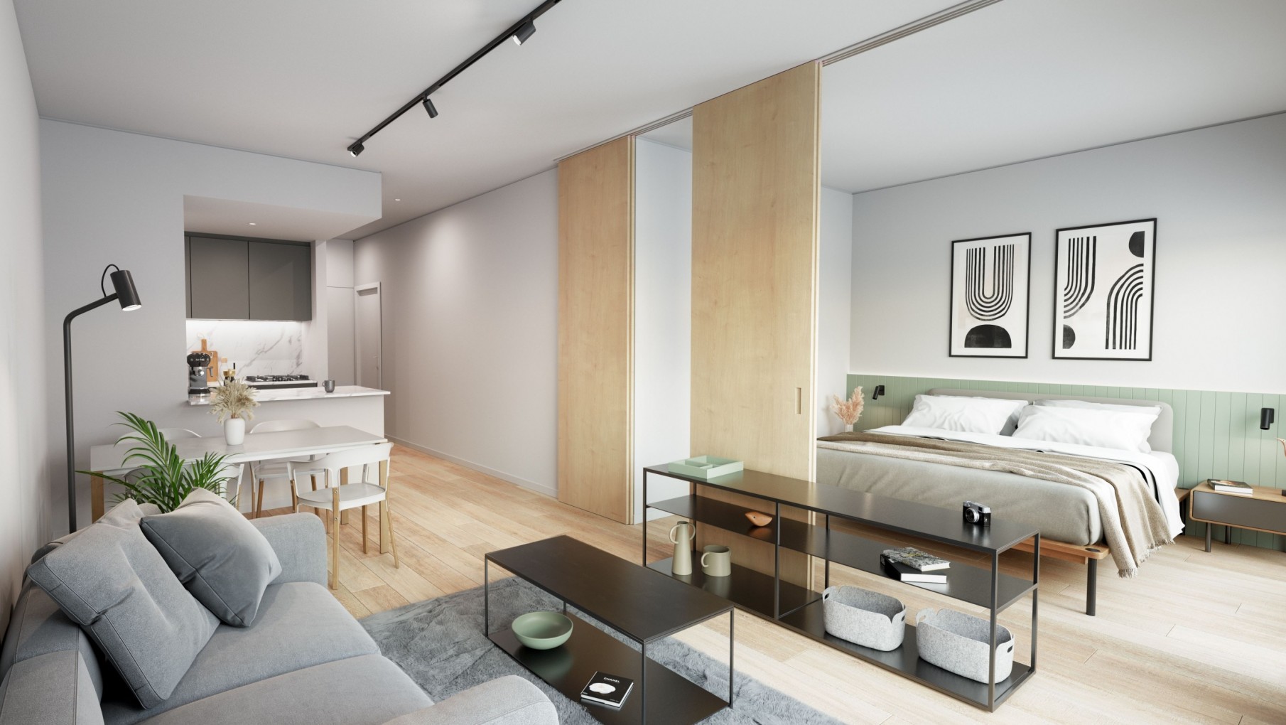 Diseño inteligente en departamentos para hospedaje temporal