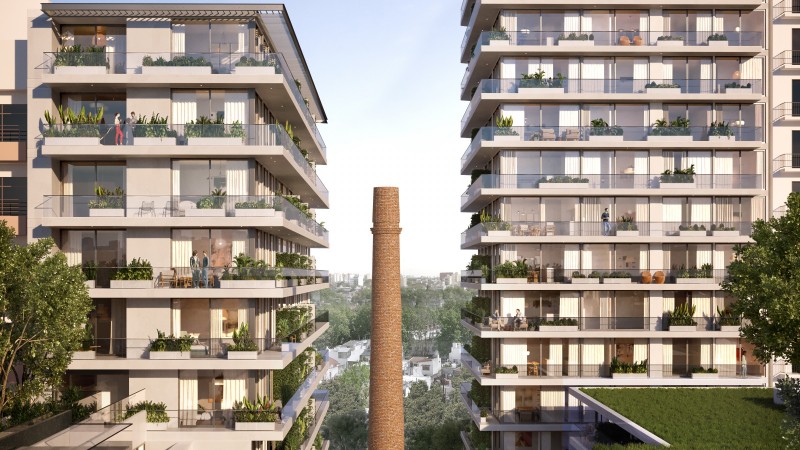 Un proyecto que contempla cuatro edificios + club de amenities