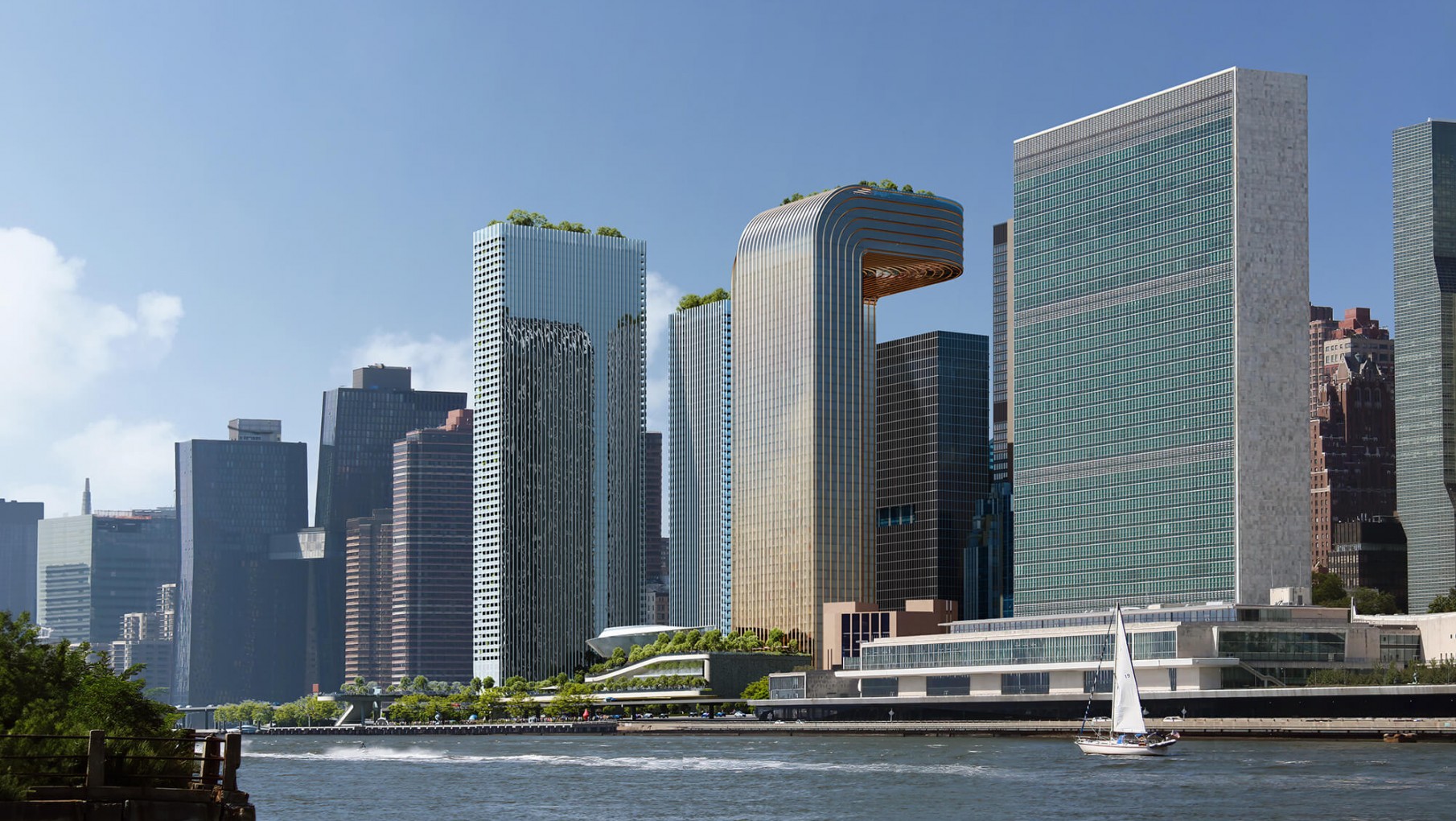 Los nuevos rascacielos en Nueva York con la piscina más grande de Estados Unidos