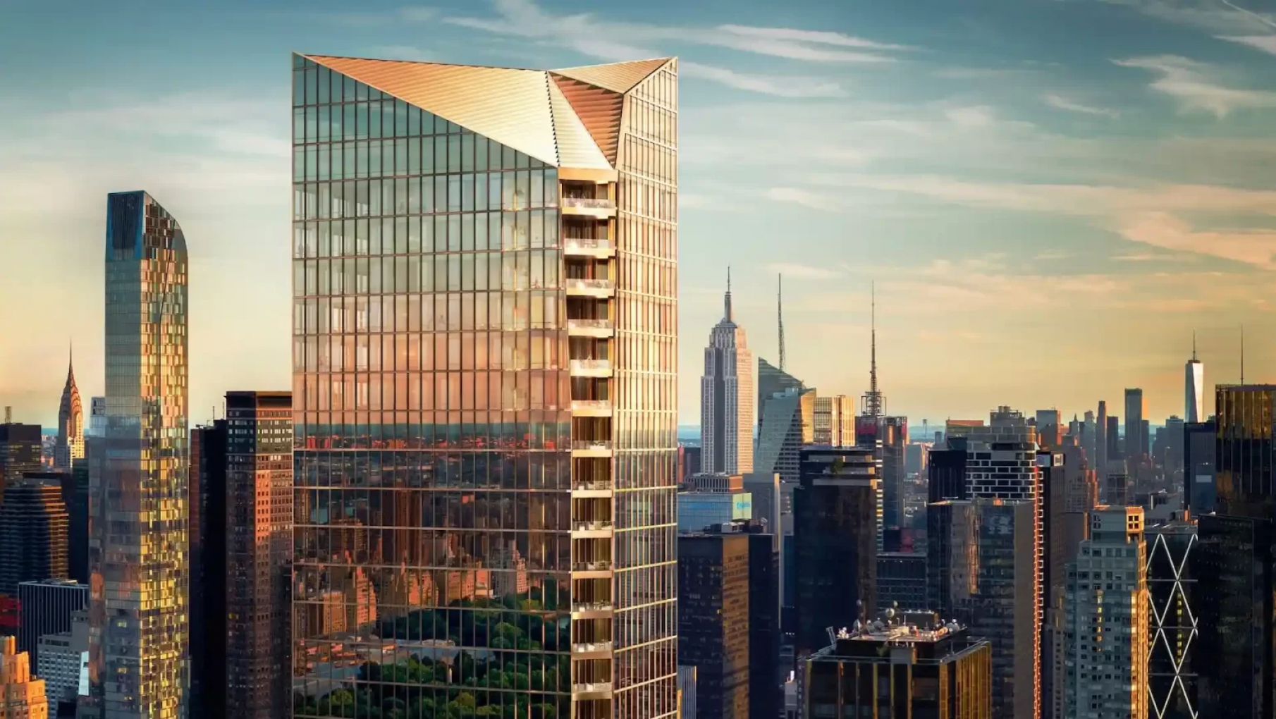 Así es la nueva torre frente al Central Park en Nueva York